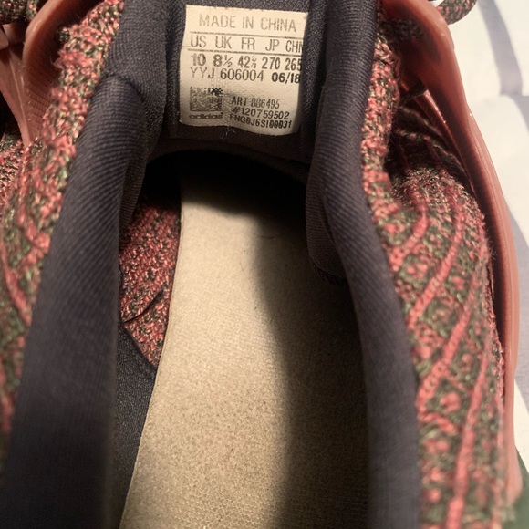 Mens 8.5 / Women’s 10 adidas UltraBoost 4.0 Pink Olive 2018 running shoes - Picture 5 of 10